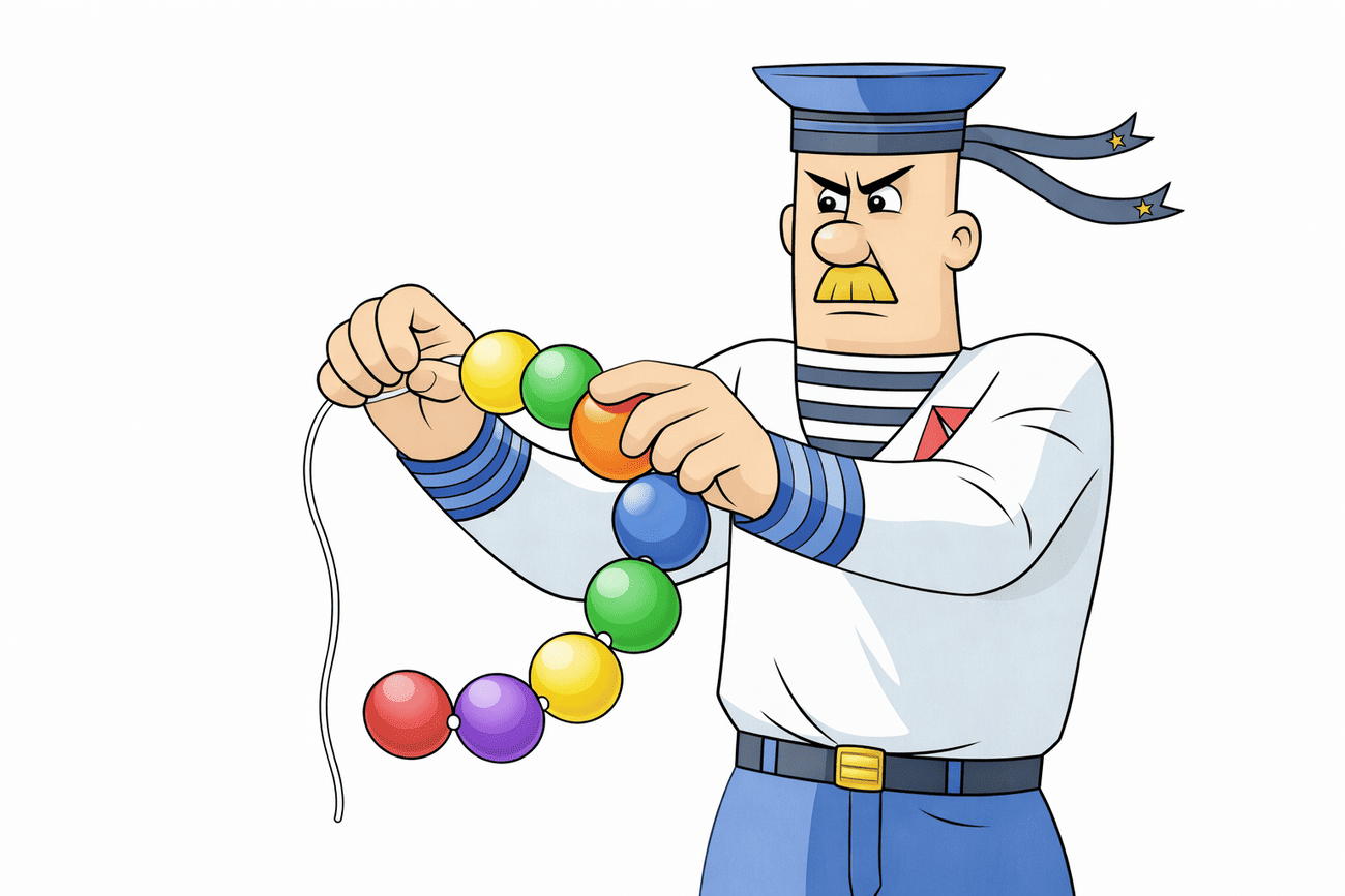 Иллюстрация глагола string